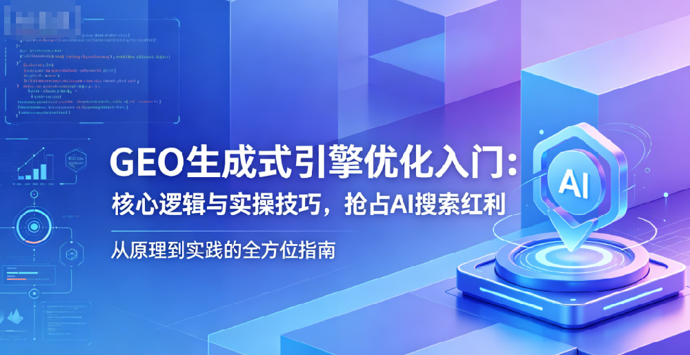 GEO生成式引擎优化入门：核心逻辑与实操技巧，抢占AI搜索红利
